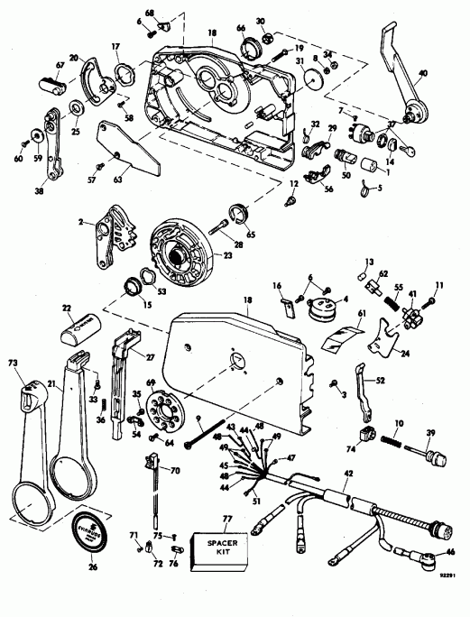 ����� EVINRUDE E150EXATS 1993  - nition System - nition System