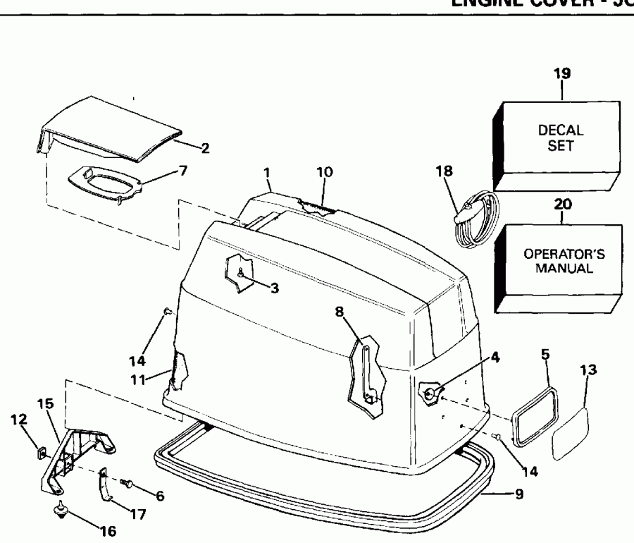 ��������� �������� ����� ������� E150GLETR 1993  - Evinrude / Evinrude