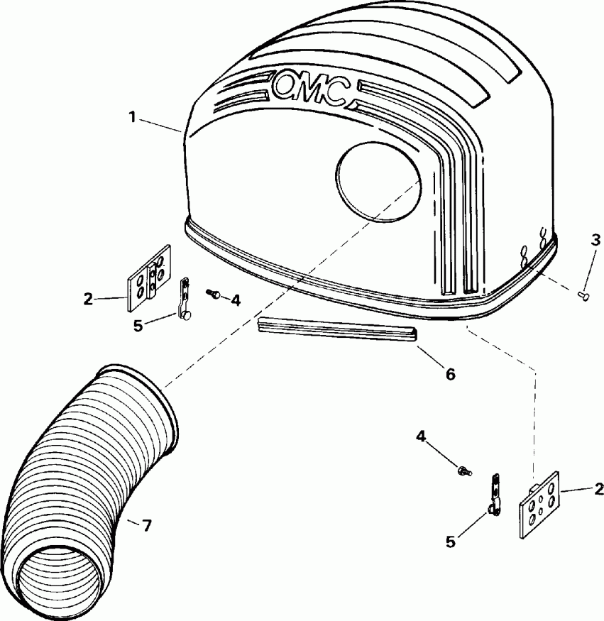 ��������� ����� Evinrude E150GLETR 1993  - Quiet Rider