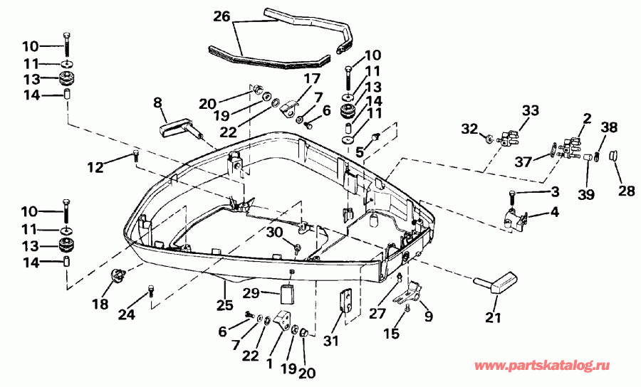 ��������� EVINRUDE E150JLETR 1993  - terature