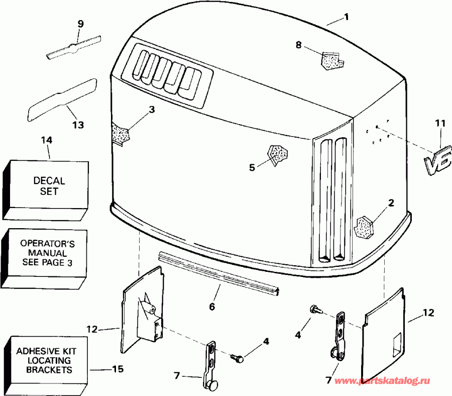 ����� EVINRUDE E150NXATG 1993  - Johnson - Johnson