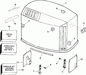 ������ ��������� (�����) - Johnson (Engine Cover - Johnson)