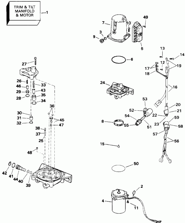 ��������� ��������� Evinrude E150NXATG 1993  - Quiet Rider