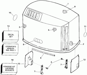 ������ ��������� (�����) - Johnson (Engine Cover - Johnson)