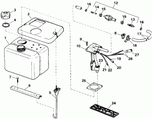 �������� ��� Kit - 1.8 ������ (Oil Tank Kit - 1.8 Gallon)