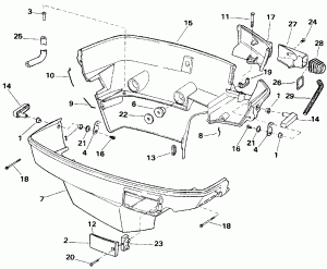 ������ ������ ��������� (Lower Engine Cover)