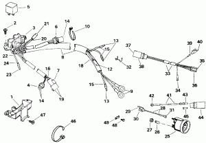 ���������������� ��������� ������� ��������� (Power Trim/tilt Electrical)