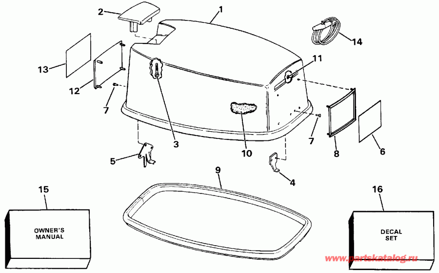 ��������� ������� E175EXATG 1993  - Evinrude / Evinrude