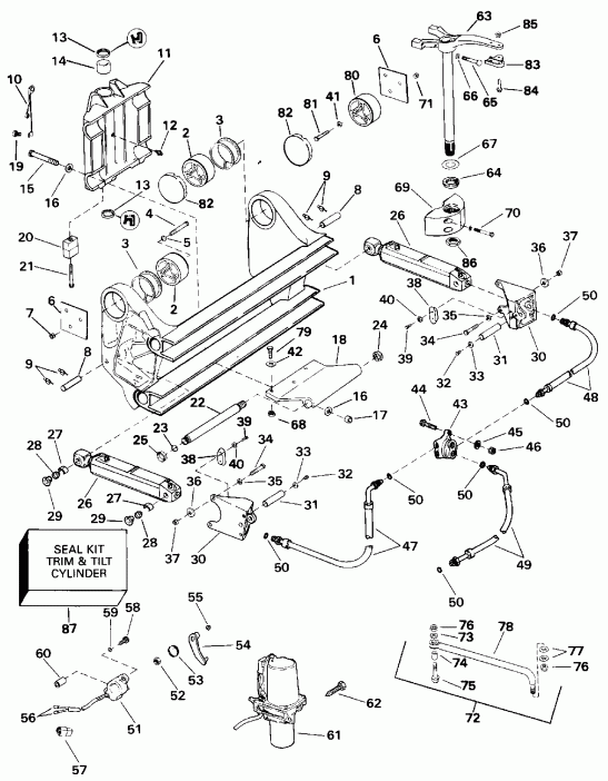 ��������� Evinrude E175EXATS 1993  - Quiet Rider - Quiet Rider