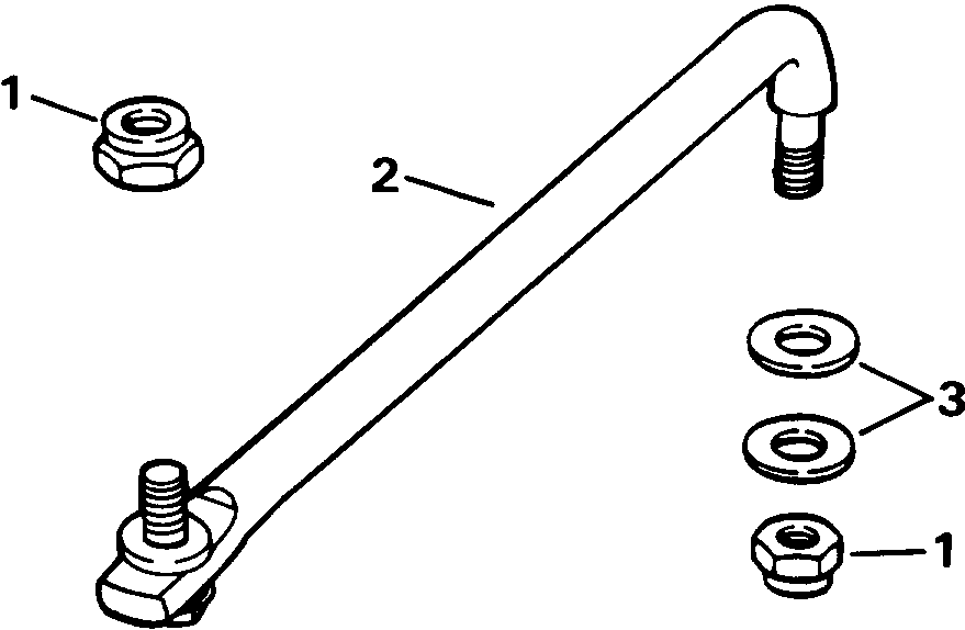 ��������� �������� ����� Evinrude E175GLETG 1993  - eering Link Kit / ee������ ����������� Kit