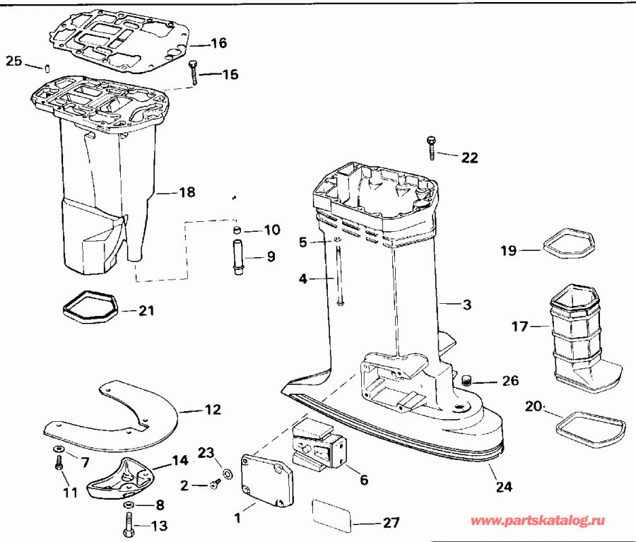 ��������� ����� ������� E175NXATG 1993  - haust Housing - haust ������