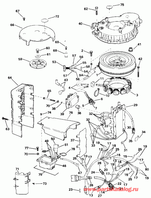 ����� Evinrude E175NXATG 1993  - nition System / nition System