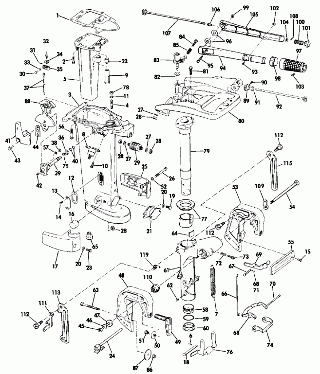 �������� ����� EVINRUDE E175NXATS 1993  - 1.8 Gallon / 1.8 ������