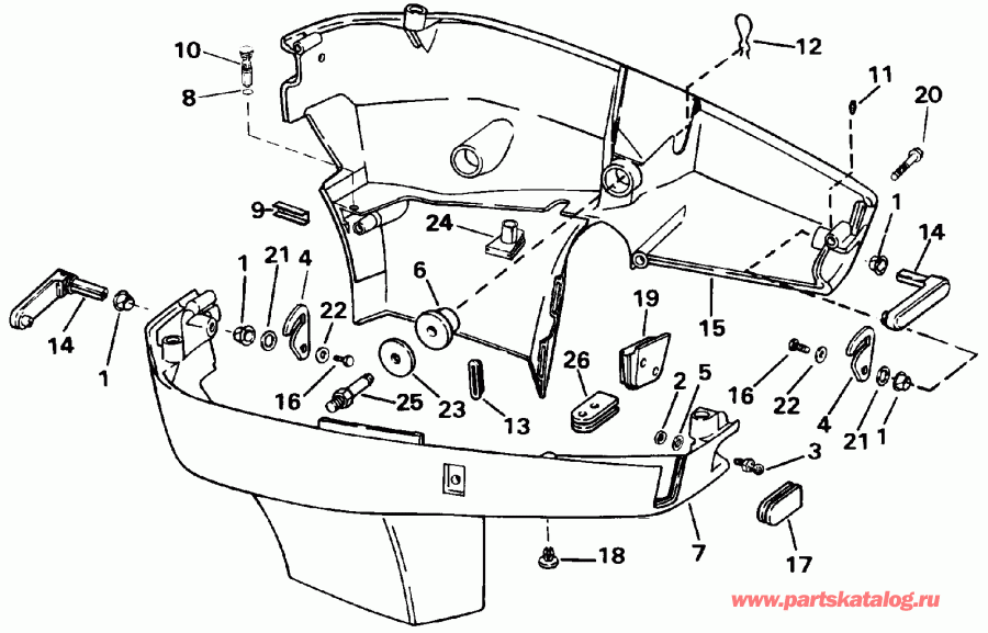 ����� Evinrude E185ESXETF 1993  - wer ������ ��������� (�����)
