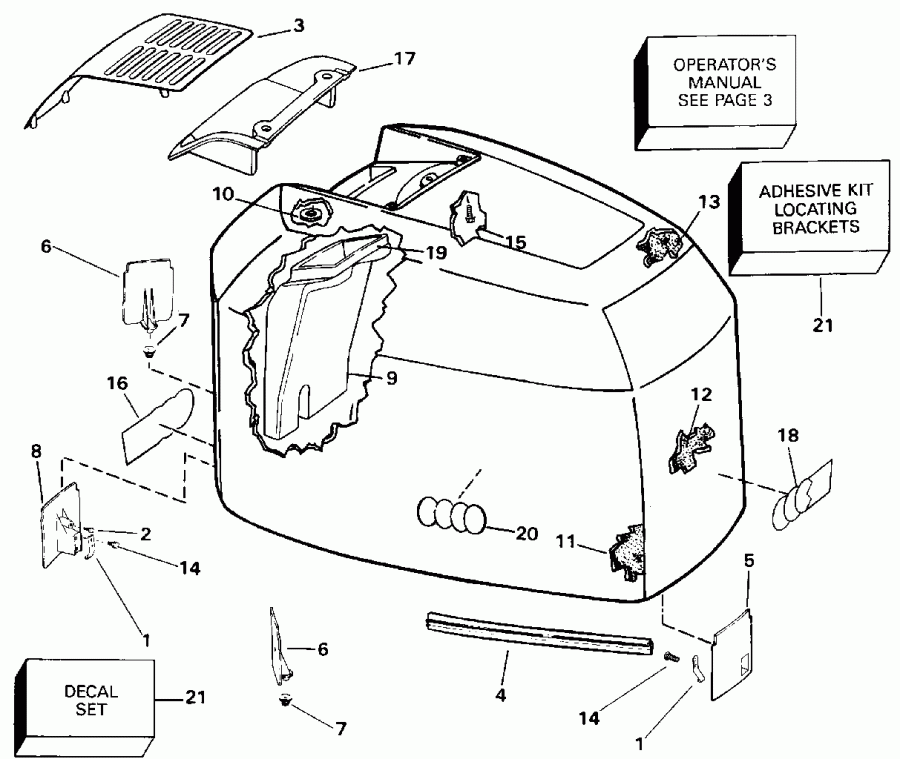 �������� ����� Evinrude E200CXATS 1993  - 185 - 185