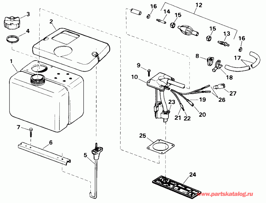 ��������� ��������� Evinrude E200CXATS 1993  - 1.8 ������