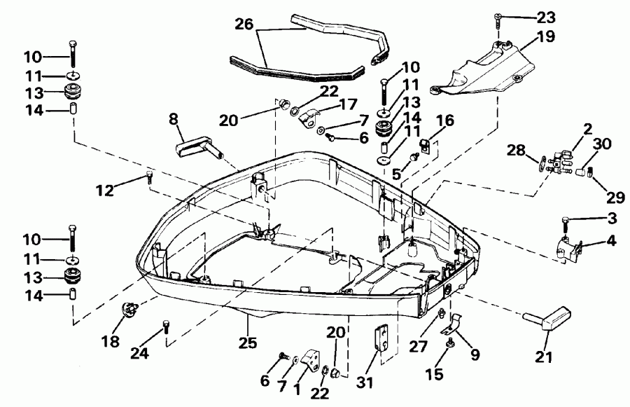 �������� ����� EVINRUDE E200CXETF 1993  - terature