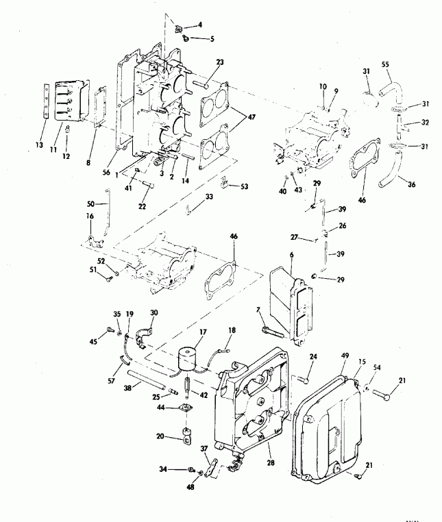 ��������� Evinrude E200CZATS 1993  - nition System & Starter Motor / nition System & ��������� ��������