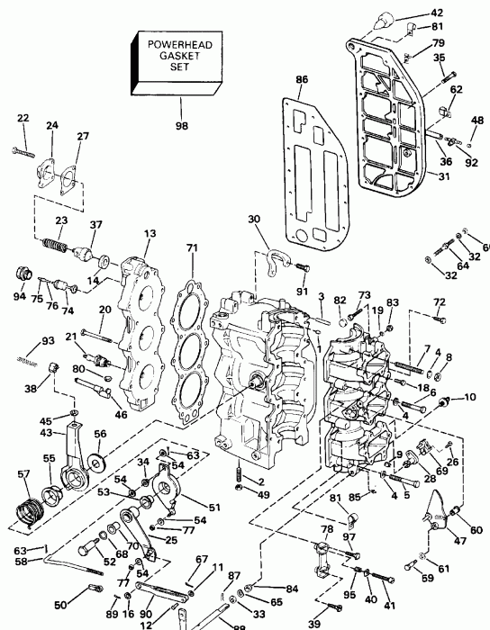 ��������� ����� Evinrude E200STLETC 1993  - el ����� / el Pump