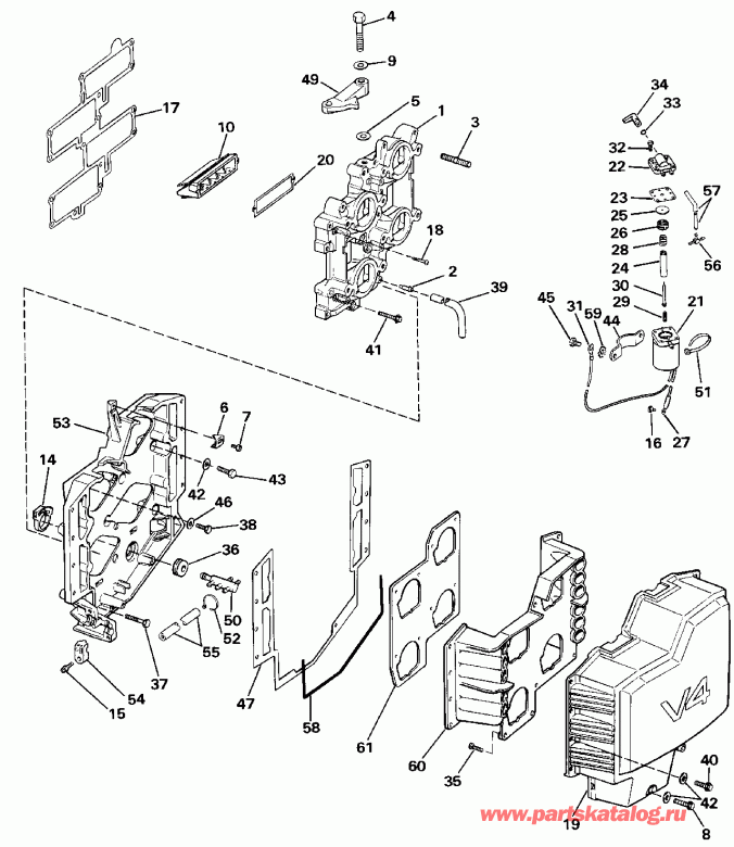 ��������� EVINRUDE E200STLETC 1993  - nition System & Starter Motor