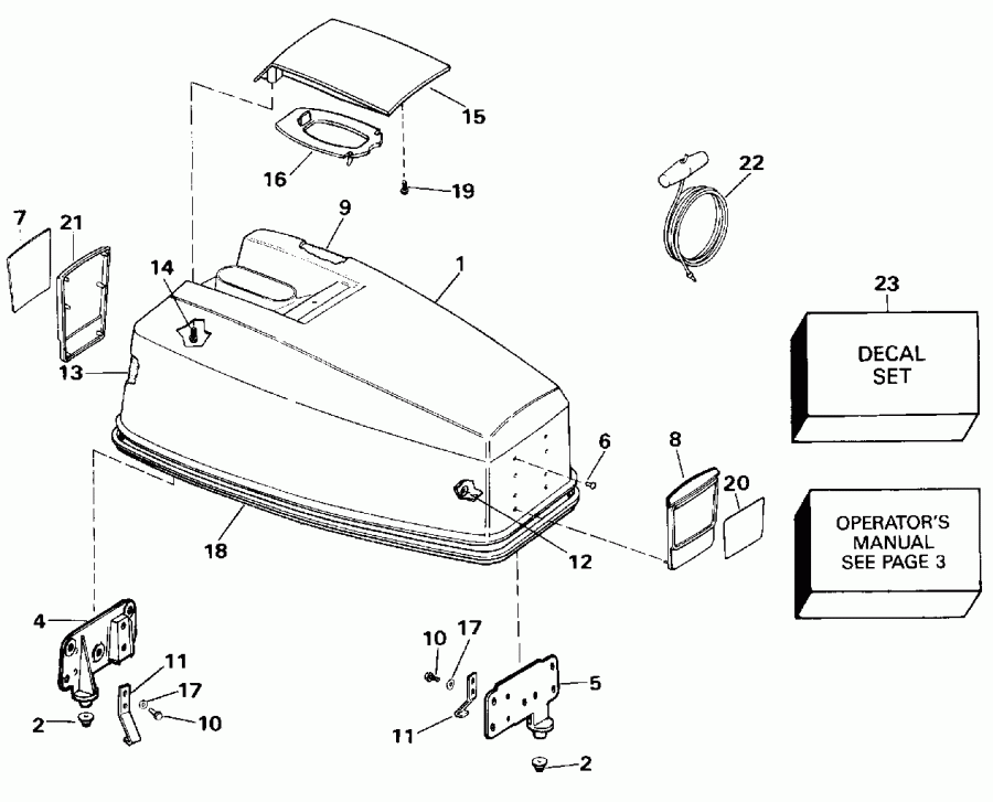 ��������� EVINRUDE E200TXATS 1993  - Evinrude - 200 Stl, Ve200sl, 225stl