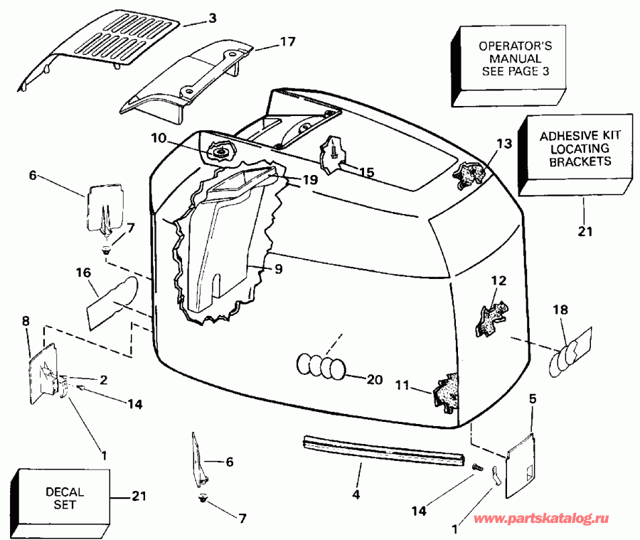 ����� EVINRUDE E200TXETD 1993  - 185 - 185