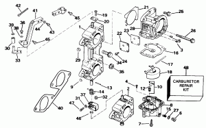 Карбюратор & Подъемный механизм - 225 Suffix