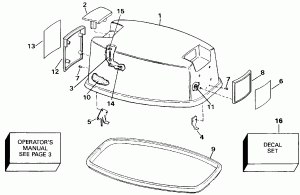 ������ ��������� (�����) - Johnson (Engine Cover - Johnson)