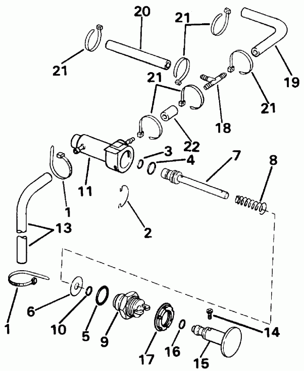  Evinrude E20CRLETS 1993  - imer System