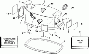������ ��������� (�����) - Johnson (Engine Cover - Johnson)