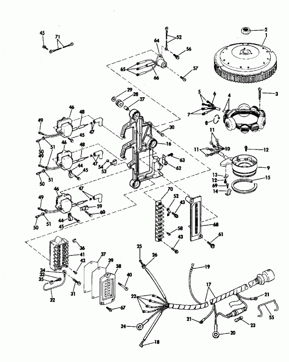   Evinrude 65372R 1973  - nition System - nition System
