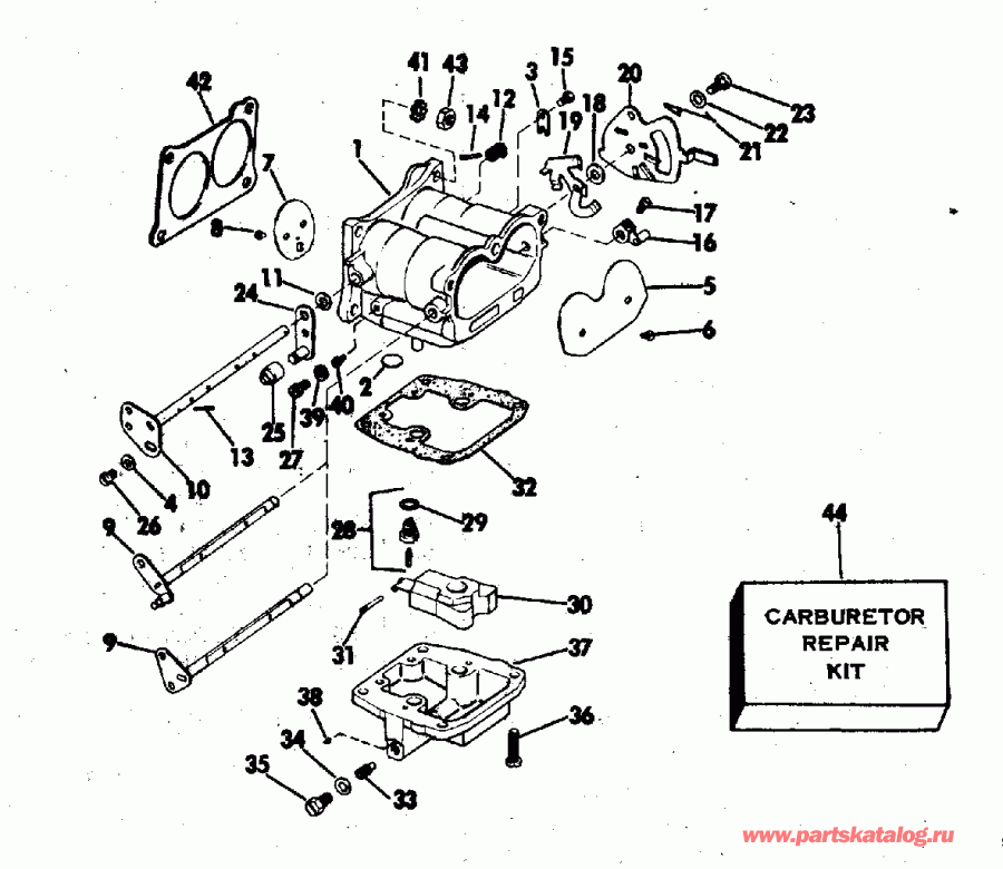   Evinrude 115699D 1976  - rburetor - rburetor