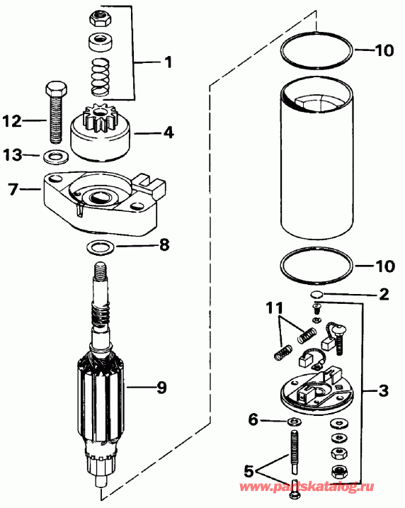  Evinrude E10SELCCD 1988  - arter Motor - arter Motor