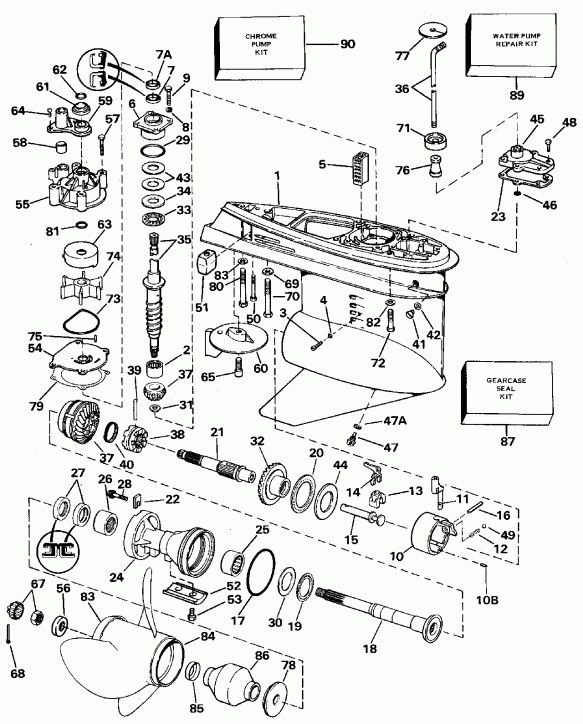    E140TXCCM 1988  - 140cx Counter Rotation / 140cx  