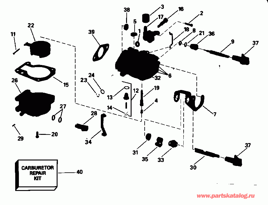  EVINRUDE E4RESR 1990  - rburetor
