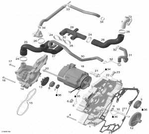 01- Water,   Ignition  (01- Waterpump, Alternator And Ignition Cover)