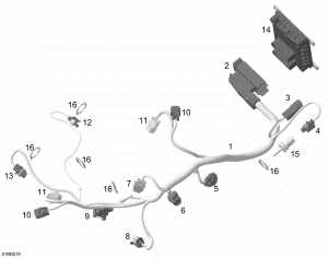 10-     Electronic Module (10- Engine Harness And Electronic Module)