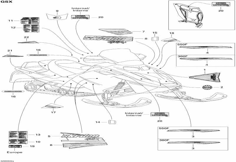 Skidoo GSX 380F, 2005 -  Gsx 380f
