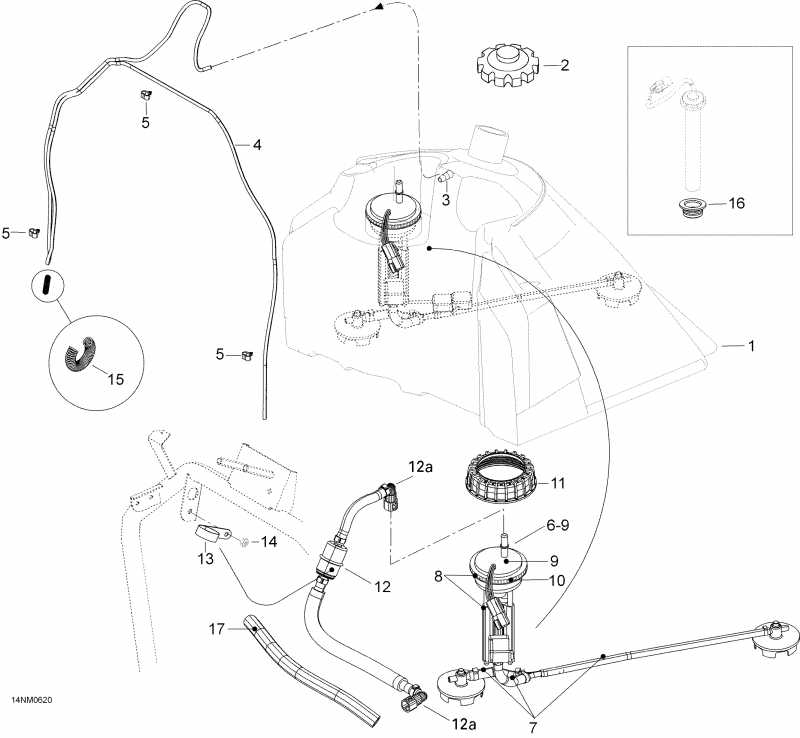  SKIDOO  Expedition 600 H.O. SDI, 2006 - Fuel System