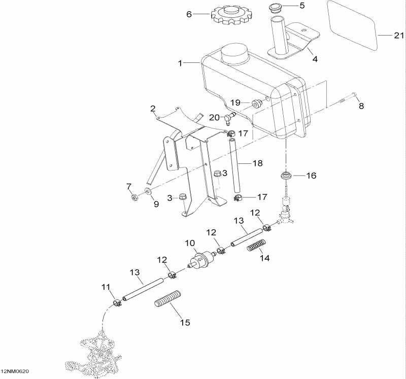 snowmobile Skidoo - Oil System