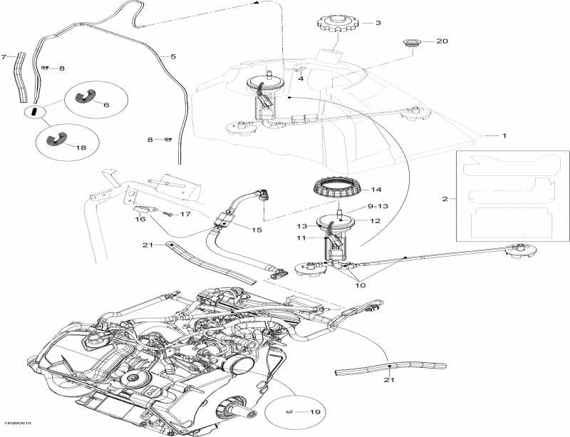 Skidoo  Expedition V-1000, 2006 - Fuel System