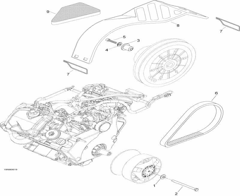 BRP SkiDoo Expedition V-1000, 2006  - Pulley System