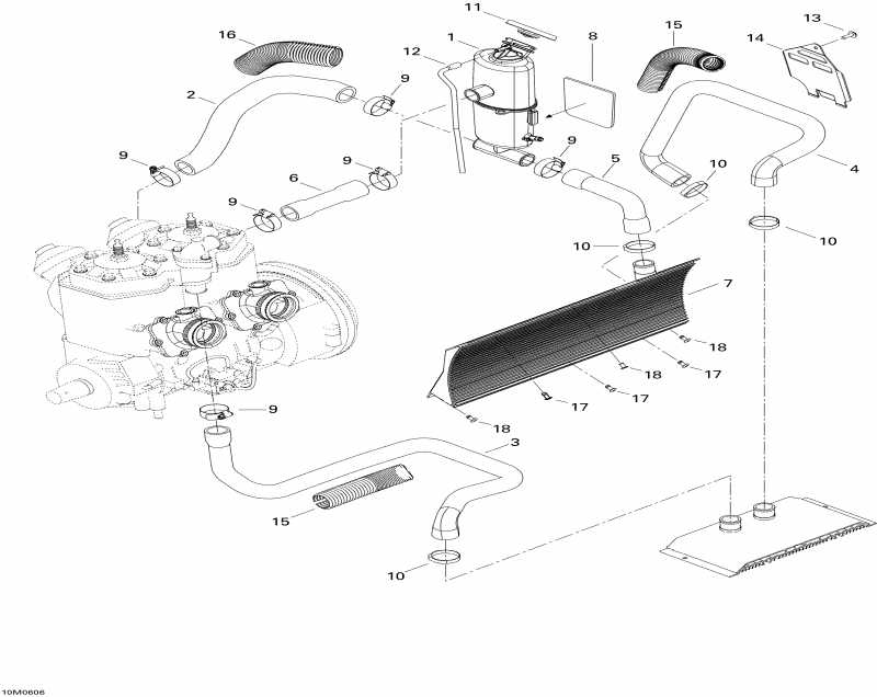 snowmobile BRP GSX 500SS, 2006  -  System