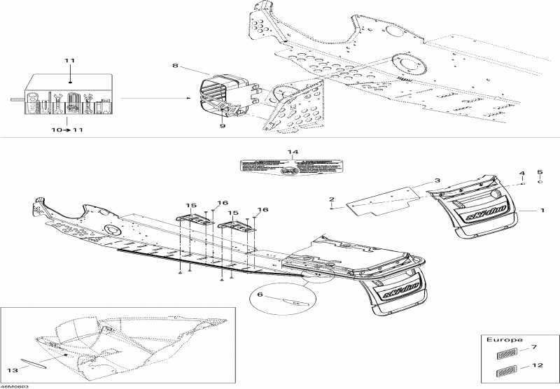 snowmobile Skidoo GTX 380F, 2006 - Utilities