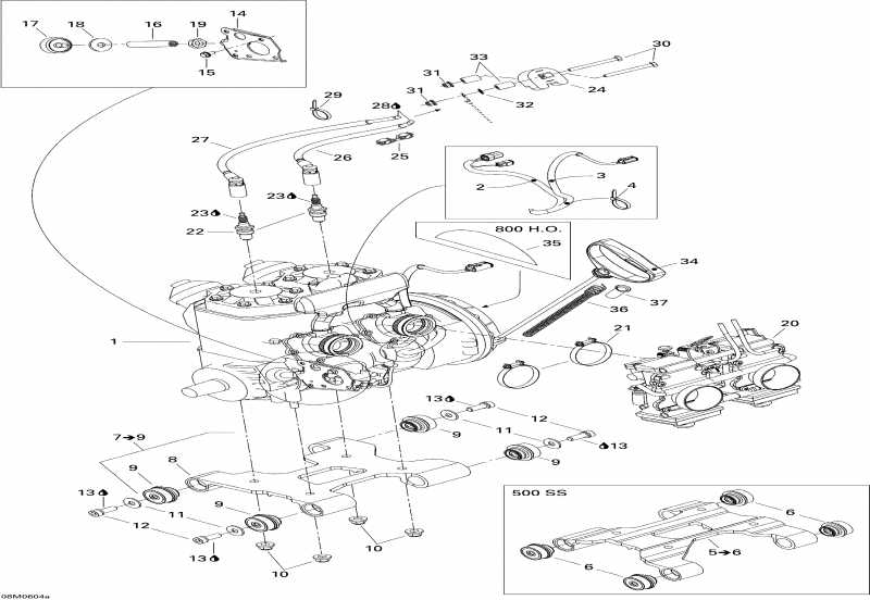 ski-doo GTX 500SS, 2006 ������ - Engine Sport 1