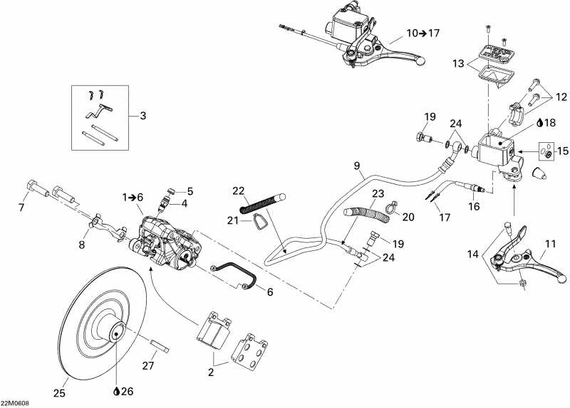  ski-doo - Hydraulic Brakes