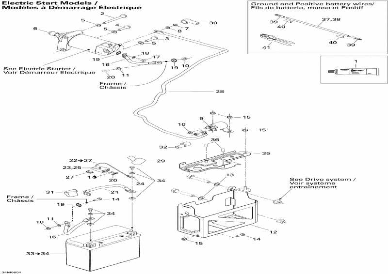 snowmobile - Battery And Starter