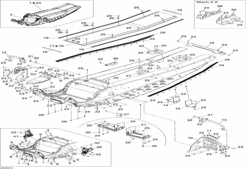Mach Z 1000 SDI Adrenaline & X, 2006  - Frame