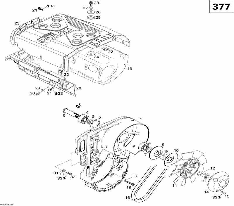 snowmobile  MX Z 380F, 2006 - Fan Mx Z 377