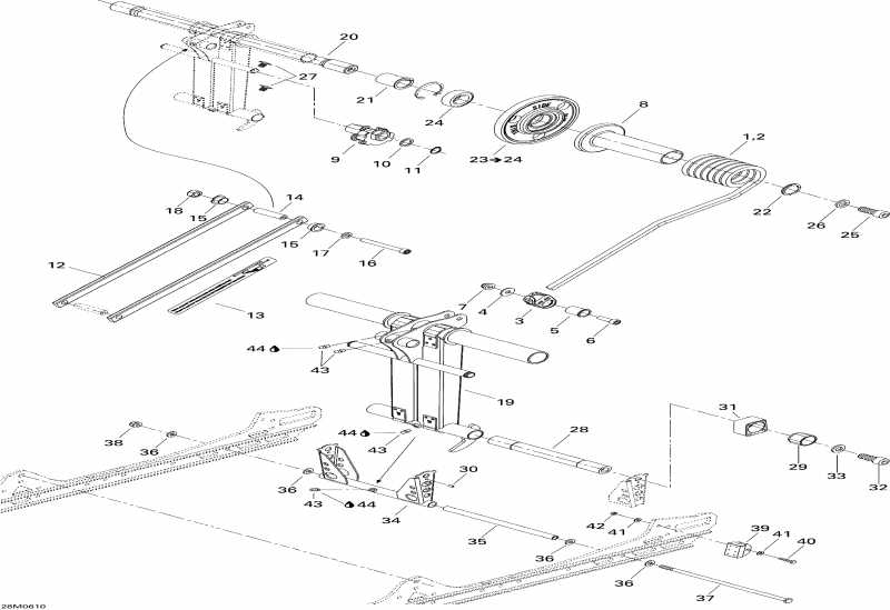 snowmobile  MX Z 440 Racing, 2006  - Rear 